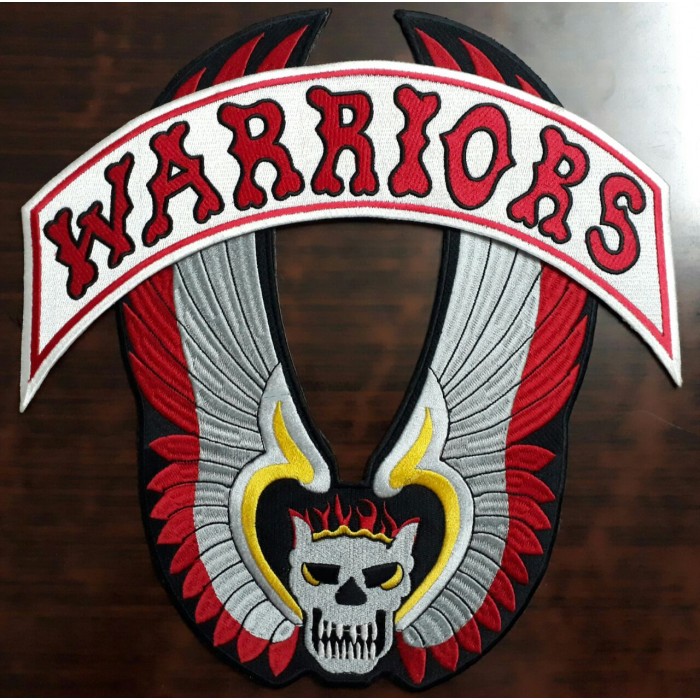 The Warriors Vest Embroidery Patches Set